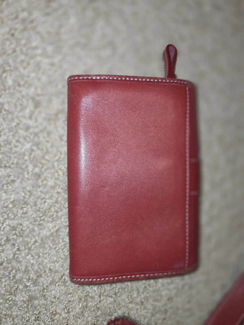 COACH BRIGHT RED HAMPTONS SATCHEL & WALLET Y2K Like New